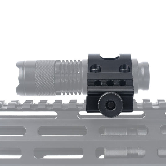 METAL ATTACCO 45° DIAMETRO 1" PER TORCIA O LASER NERO 