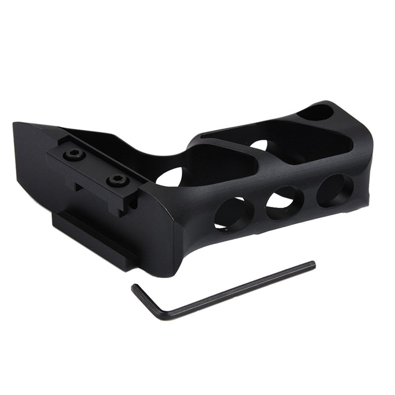 Carica immagine in Galleria Viewer, METAL IMPUGNATURA ANGOLATA PER SLITTE STANDARD 20MM NERA 

