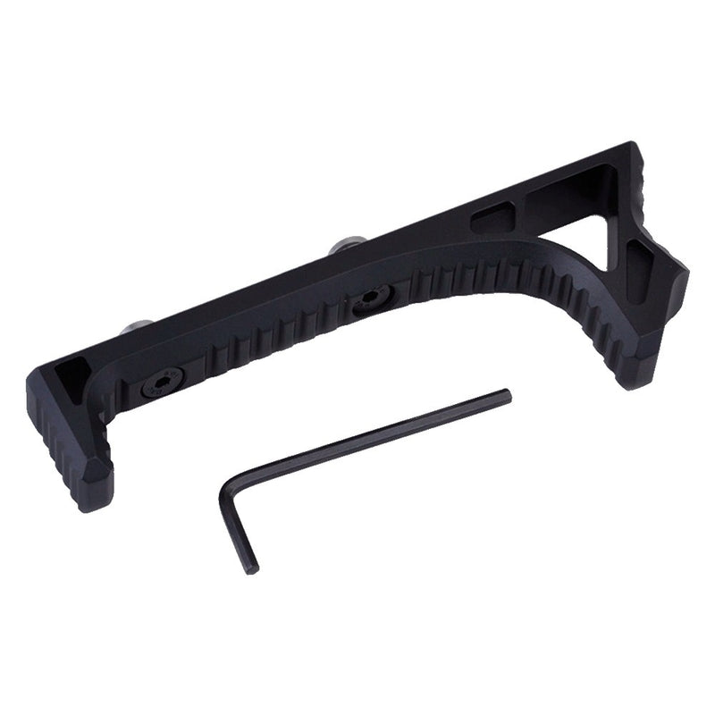 Load image into Gallery viewer, metal impugnatura link curved per keymod nera 
