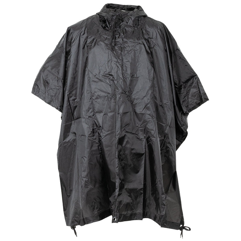 Carica immagine in Galleria Viewer, poncho rip-stop NERO 144x223cm 
