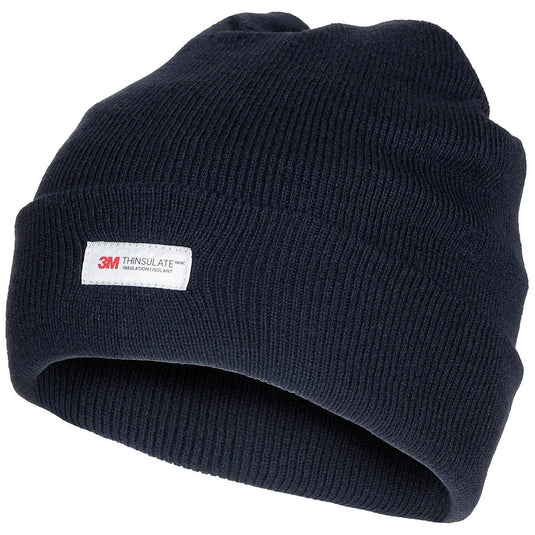 Watch hat, acrylic, berretto arrotolabile,isolamento 3m™ Thinsulate™, zuccotto maglia TERMICO BLU NAVY 