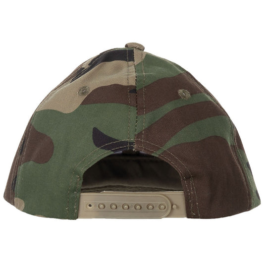 Cappellino baseball bimbo con visiera camouflage 