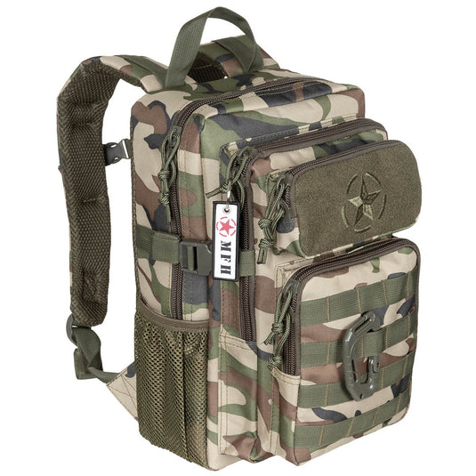 Zaino assault young Molle WOODLAND CAMO 