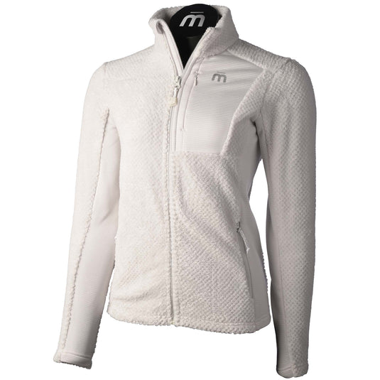 Maglia mezzo collo full zip DONNA - Super Thermo outdoor BIANCO 