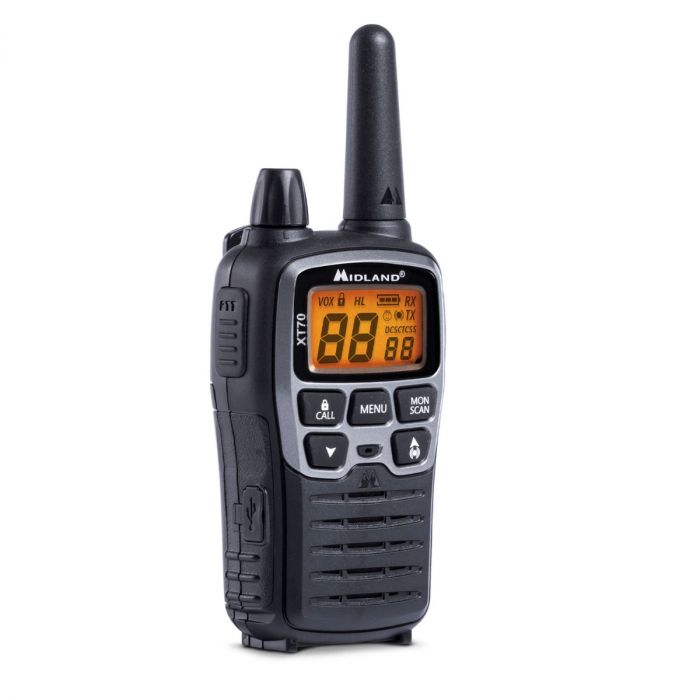 Load image into Gallery viewer, XT70 -2radio + caricabatteria +cavo usb+2 pacchi batteria 10h +clip+2 auric. 
