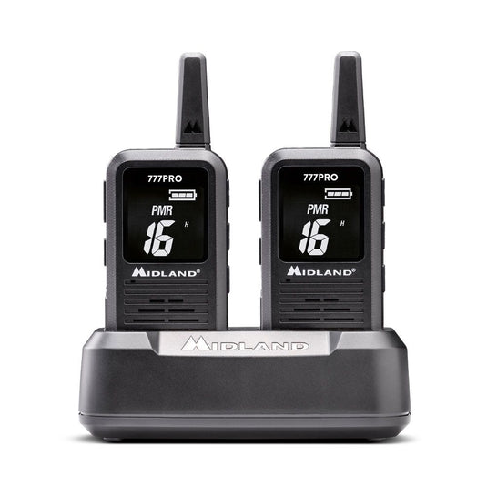 777 pro coppia radio pmr SECURITY + carica batterie 