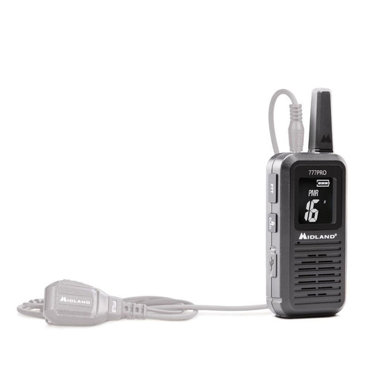 777 pro coppia radio pmr SECURITY + carica batterie 
