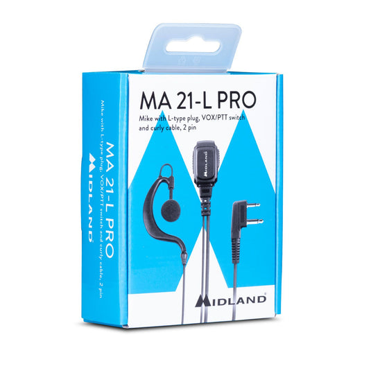 MA21 L Pro Auricolare con Microfono Radio Midland 