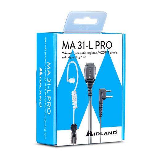 ma31l pro, microfono con auricolare pneumatico 