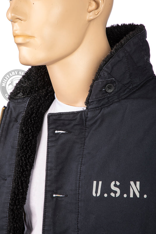 US Navy deck jacket N-1 NAVY Blue 