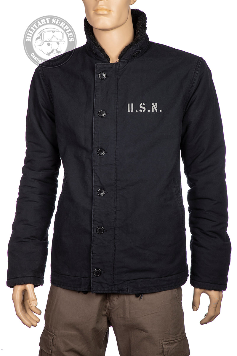 Load image into Gallery viewer, US Navy deck jacket N-1 NAVY Blue 

