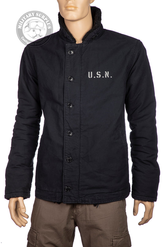 US Navy deck jacket N-1 NAVY Blue 