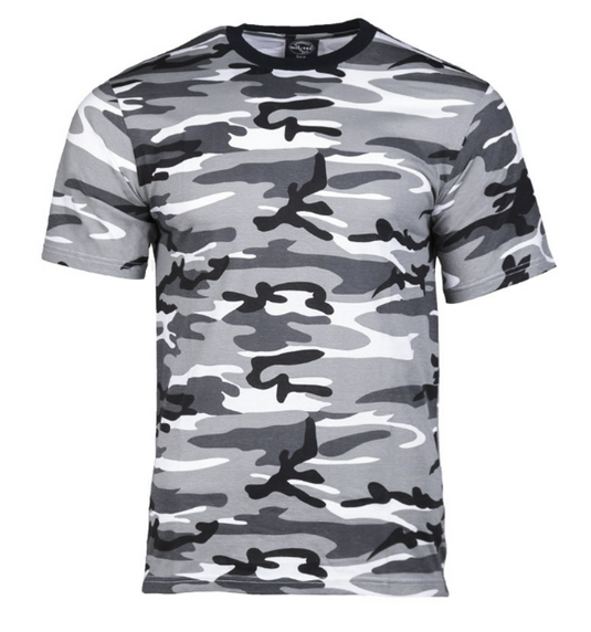 T-shirt 100% cotone militare URBAN CAMOUFLAGE 