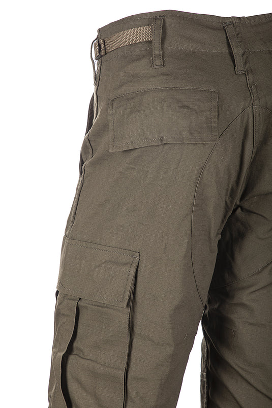 pantalone uomo bdu rip-stop straight cut  slim fit 
