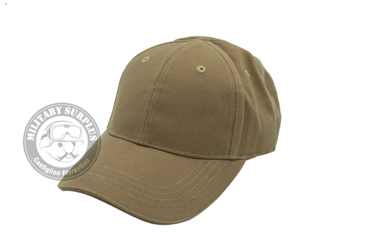 cappellino baseball in cotone colore coyote 
