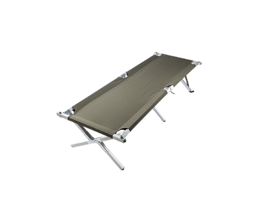 Load image into Gallery viewer, Lettino da campo modello US struttura in alluminio 210x70 cm gen.II 
