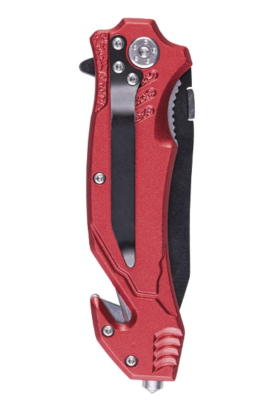 One hand EMERGENCY rescue knife ROSSO 