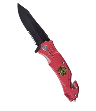 Load image into Gallery viewer, One hand EMERGENCY rescue knife ROSSO 
