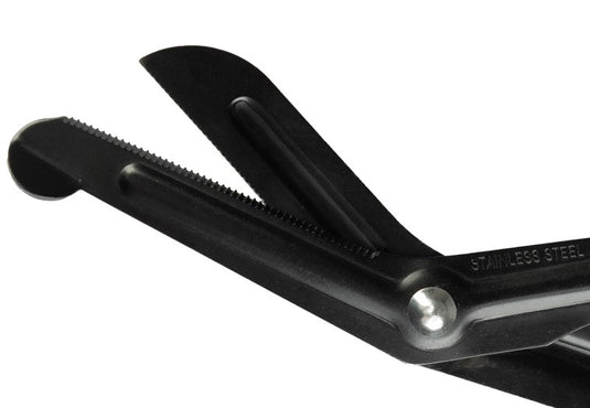 forbici tattiche bottonute per bendaggi manico verde 18,5cm 