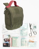 MIL-TEC kit first aid IFAK 25pz.Tasca molle passanti  laser cut VERDE OLIVA
