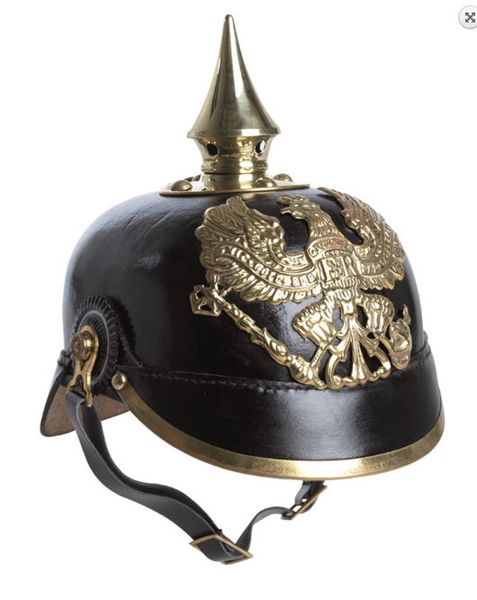 Riproduzione elmetto prussiano Pickelhaube<BR/> 
