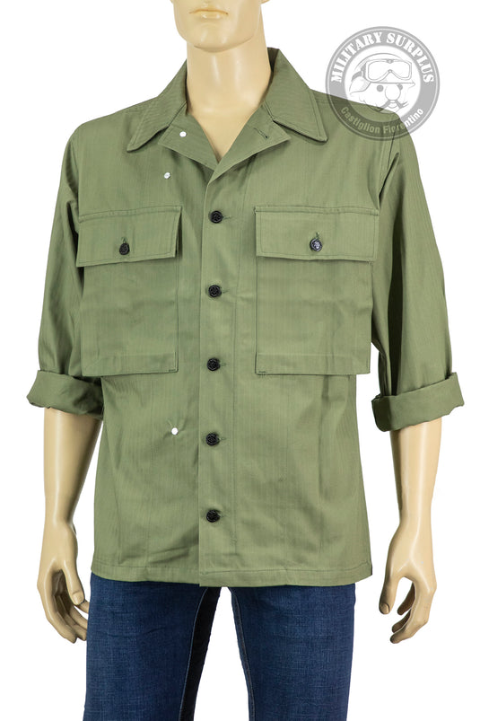 Camicia US WWII  HBT repro VERDE SALVIA 