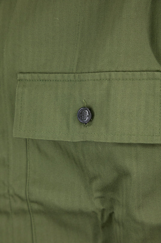 Camicia US HBT repro verde scuro 
