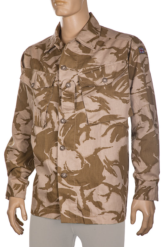 camicia tropical usata esercito inglese camouflage 
