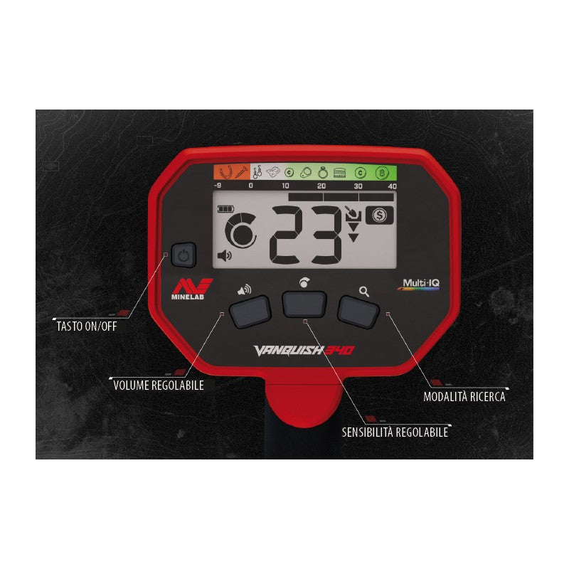 Load image into Gallery viewer, Vanquish 340 MINELAB metaldetectors + BORSA DI TRASPORTO OMAGGIO 

