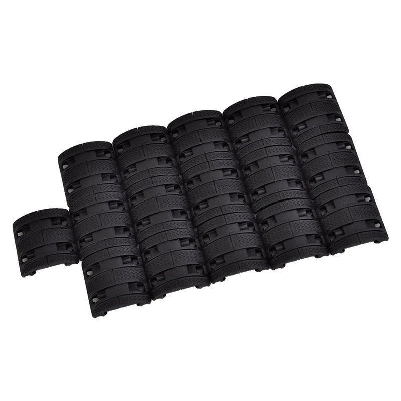 Carica immagine in Galleria Viewer, MP SET COPRI SLITTA 16 PEZZI PER SLITTE 20mm NERO 

