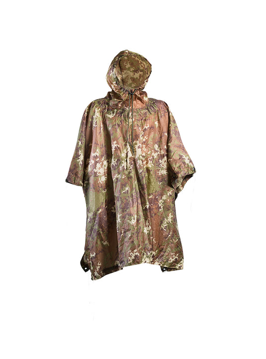 OPENLAND TACTICAL PONCHO IMPERMEABILE VEGETATO  camouflage 