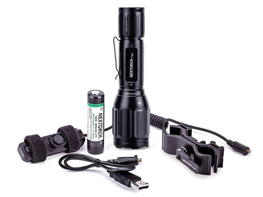 Nextorch HUNTING SET T5G LED DUAL-LIGHT Ricaricabile <BR/>(1200L WHITE- 170L GRE) 