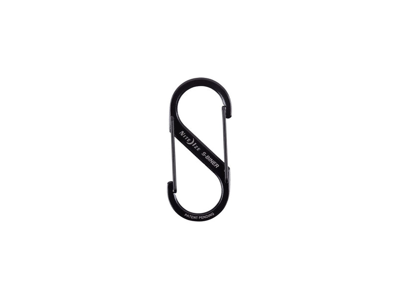 Carica immagine in Galleria Viewer, niteize s-biner dual carabiner #2 ss black sb2-03-01 
