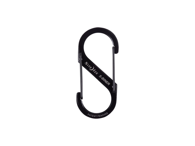 Carica immagine in Galleria Viewer, Niteize s-biner dual carabiner #3 ss black sb3-03-01 
