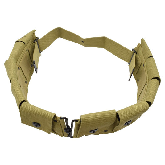Cinturone porta cartucce m-1936 US WWII  repro khaki 