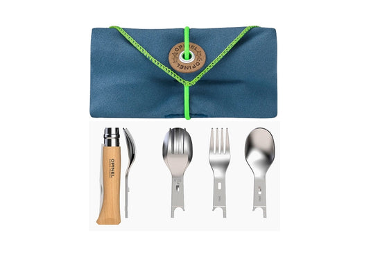 Opinel PICNIC PLUS COLTELLO N°08 / CUCCHIAIO / FORCHETTA 