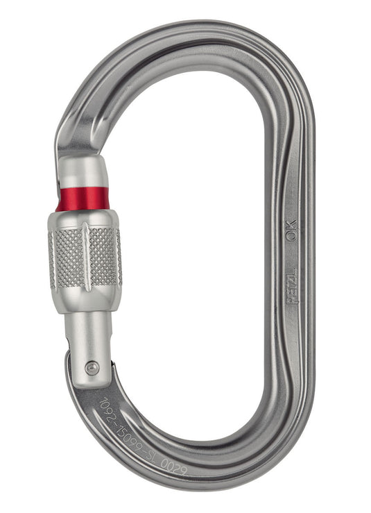 OK  moschettone ovale SCREW-LOCK 