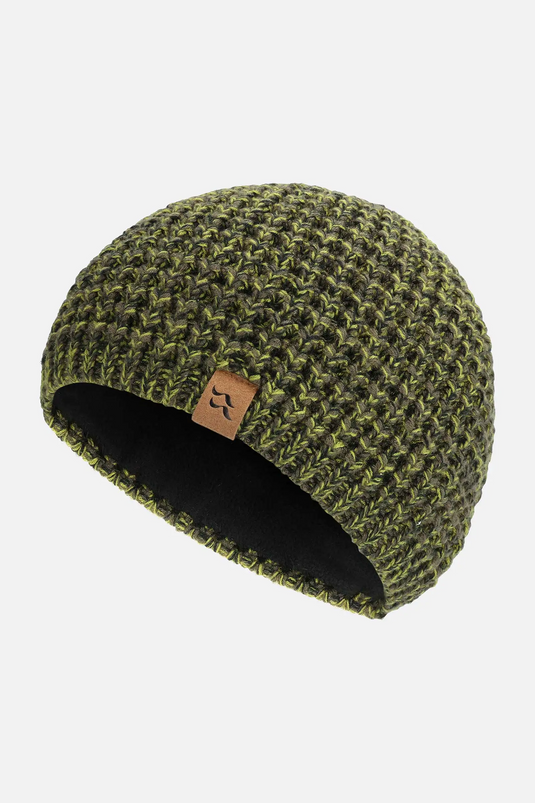 nonna beanie papala in maglia VERDE ARMY 