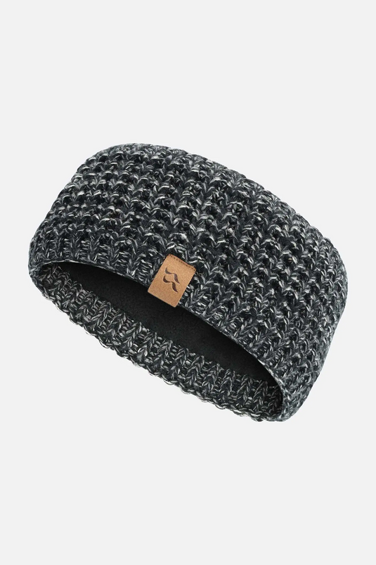 nonna headband fascia paraorecchie in maglia BLACK 