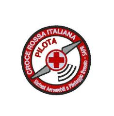 Ricamo CROCE ROSSA ITALIANA PILOTA droni SAPR 