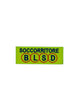 RESCUE Patch ricamata gialla fluo blsd+qualifica SOCCORRITORE