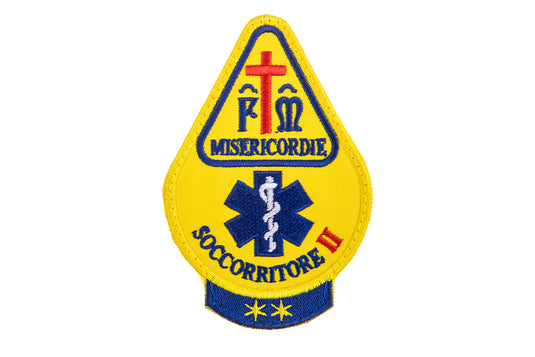 patch ricamata MISERICORDIE goccia SOCCORRITORE II 