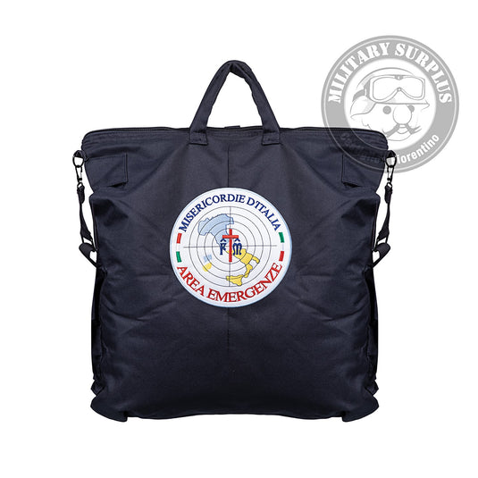 Borsa portacasco ricamata MISERICORDIE AREA EMERGENZA 
