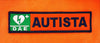 RESCUE DAE qualifica ricamata ANPAS arancione scritte blu notte AUTISTA