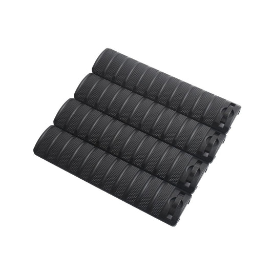 mp set 4 copri slitta per slitte 20mm nero 