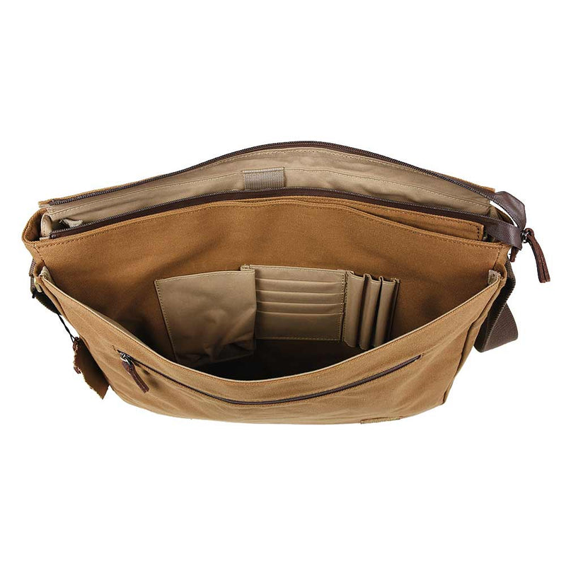 Carica immagine in Galleria Viewer, Borsa grande con tracolla in tessuto stone wash messenger bag<BR/>VALLEY LINE by RADAR 1957 
