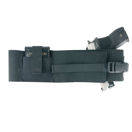 FASCIA ELASTICA CON FONDINA SOTTOCAMICIA PER PISTOLE LARGE AUTO E MEDIUM AUTO 