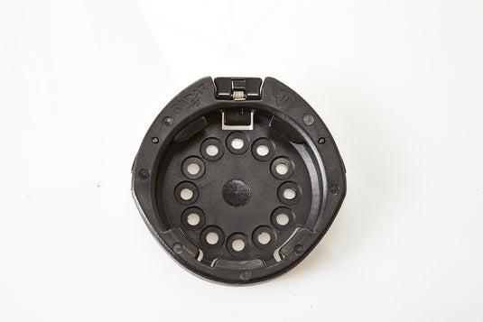 slitta circolare multiposizione - rdc- rotating disc connection - per fondine ed accessori FEMMINA colore nero 