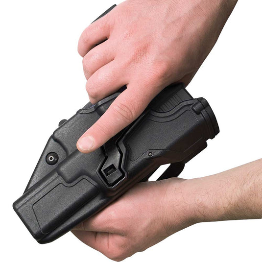 fondina in polimero ad iniezione con sistema s&f con sicura per BERETTA APX solo corpo fondina COLORE NERO DESTRA 