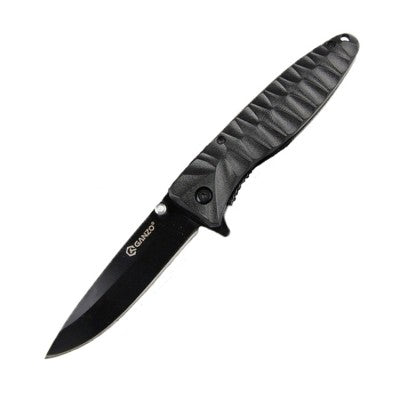 cliudibile manico e lama nera 8,8 cm 